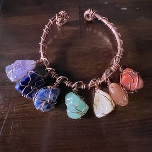 The 7 chakra’s Bracelet 7-8”